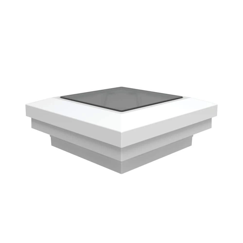 Buy ๐ VersaRail 2.5 in. White Aluminum Rail Solar Post Top Down Light by Barrette Outdoor Living โจ 3 Buy ๐ VersaRail 2.5 in. White Aluminum Rail Solar Post Top Down Light by Barrette Outdoor Living โจ