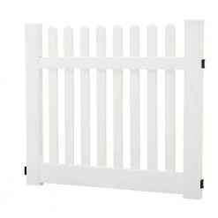 Brand new 🌟 Kettle Straight 5 ft. W x 4 ft. H White Vinyl Un-Assembled Fence Gate by Barrette Outdoor Living ✨ -Cheap Fence Gates Plus Store white barrette outdoor living vinyl fence gates 73014756 1d 1000