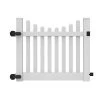 Wholesale ✔️ Kettle Scallop 5 ft. W x 4 ft. H White Vinyl Un-Assembled Fence Gate by Barrette Outdoor Living 🛒 -Cheap Fence Gates Plus Store white barrette outdoor living vinyl fence gates 73014760 64 1000