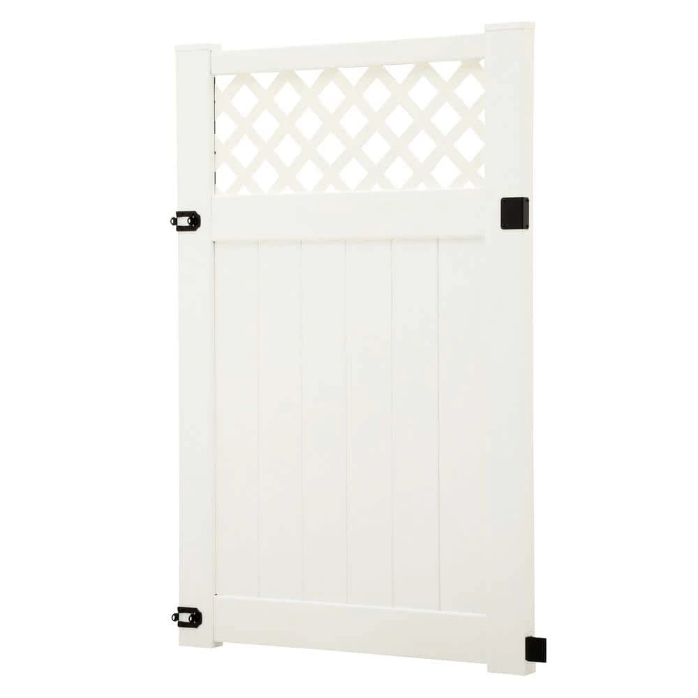 Coupon ✨ Valley 4 ft. W x 6 ft. H White Vinyl Un-Assembled Fence Gate by Barrette Outdoor Living 👍 5 Coupon ✨ Valley 4 ft. W x 6 ft. H White Vinyl Un-Assembled Fence Gate by Barrette Outdoor Living 👍 - Image 3