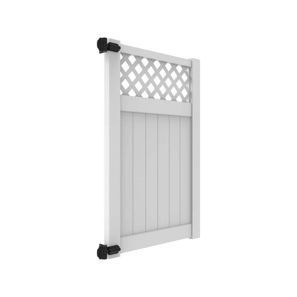Coupon ✨ Valley 4 ft. W x 6 ft. H White Vinyl Un-Assembled Fence Gate by Barrette Outdoor Living 👍 4 Coupon ✨ Valley 4 ft. W x 6 ft. H White Vinyl Un-Assembled Fence Gate by Barrette Outdoor Living 👍 - Image 2