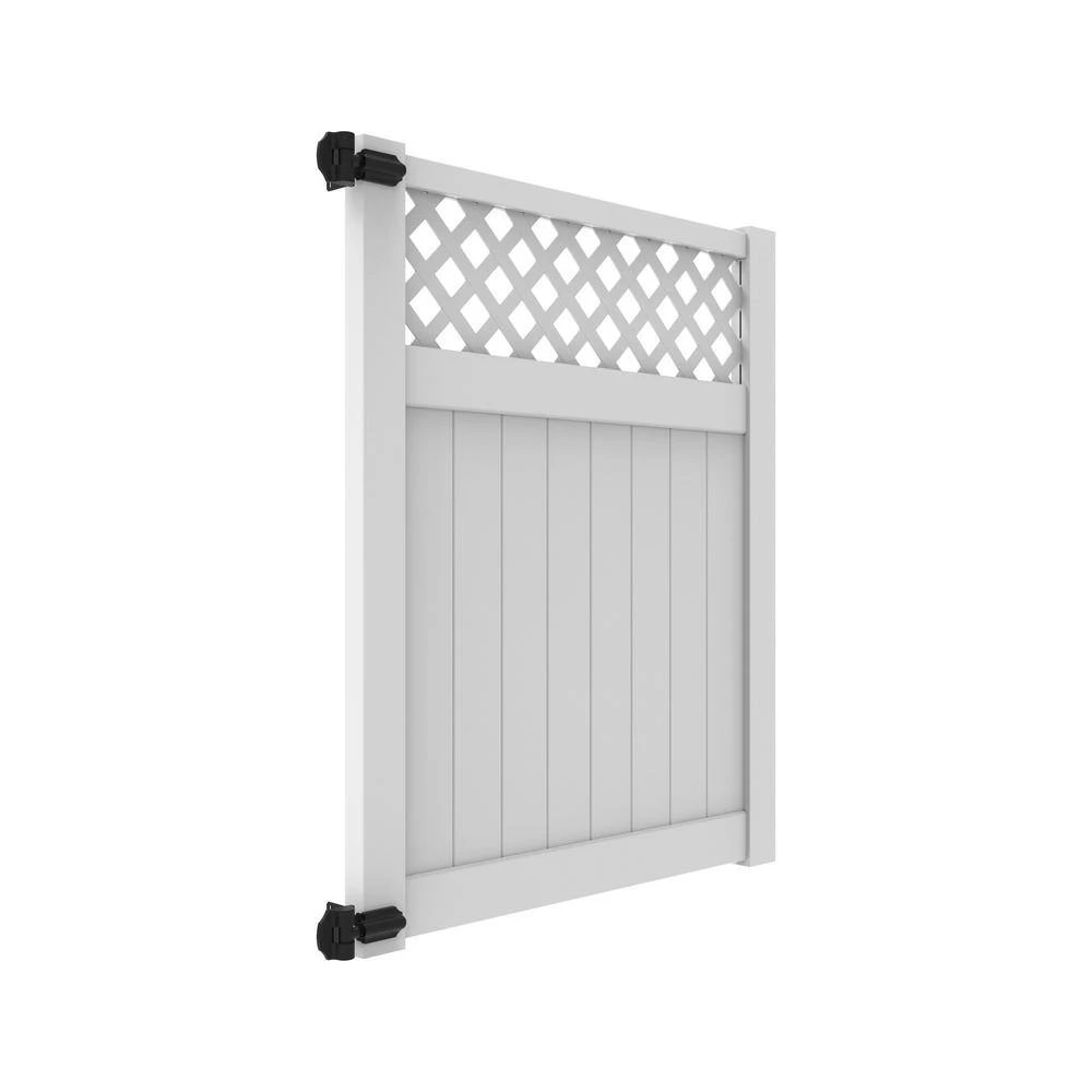 Buy 🔥 Valley 5 ft. W x 6 ft. H White Vinyl Un-Assembled Fence Gate by Barrette Outdoor Living ✔️ 8 Buy 🔥 Valley 5 ft. W x 6 ft. H White Vinyl Un-Assembled Fence Gate by Barrette Outdoor Living ✔️ - Image 6