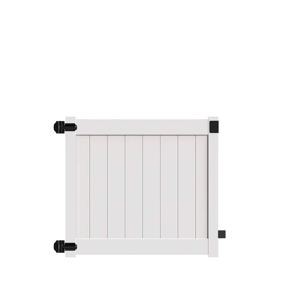 Hot Sale ❤️ Bryce and Washington Series 5 ft. W x 4 ft. H White Vinyl Drive Fence Gate Kit by Barrette Outdoor Living ⌛ 3 Hot Sale ❤️ Bryce and Washington Series 5 ft. W x 4 ft. H White Vinyl Drive Fence Gate Kit by Barrette Outdoor Living ⌛