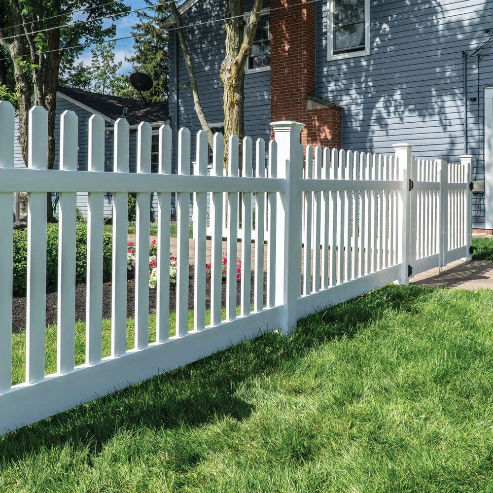 Cheap ✔️ Kettle Straight 4 ft. H x 8 ft. W White Vinyl Un-Assembled Fence Panel by Barrette Outdoor Living 😉 5 Cheap ✔️ Kettle Straight 4 ft. H x 8 ft. W White Vinyl Un-Assembled Fence Panel by Barrette Outdoor Living 😉 - Image 3