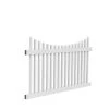 Promo 🌟 Ottawa Scallop 4 ft. H x 6 ft. W White Vinyl Fence Panel Kit by Barrette Outdoor Living ✨ -Cheap Fence Gates Plus Store white barrette outdoor living vinyl fence panels 73014407 64 1000