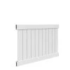 Outlet 🥰 Washington 4 ft. H x 6 ft. W White Vinyl Un-Assembled Fence Panel by Barrette Outdoor Living ⌛ -Cheap Fence Gates Plus Store white barrette outdoor living vinyl fence panels 73014715 64 1000