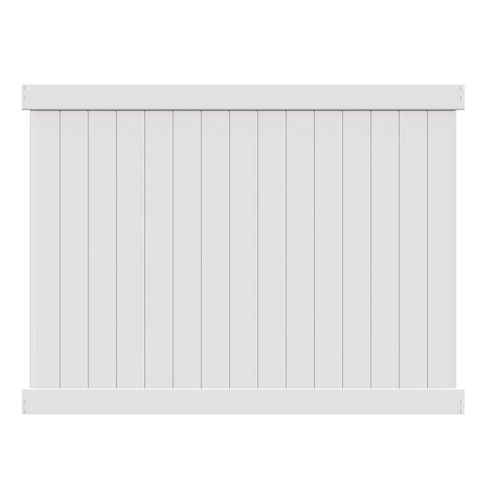 Deals ⌛ Bryce 6 ft. H x 8 ft. W White Vinyl Un-Assembled Fence Panel by Barrette Outdoor Living ✔️ 3 Deals ⌛ Bryce 6 ft. H x 8 ft. W White Vinyl Un-Assembled Fence Panel by Barrette Outdoor Living ✔️