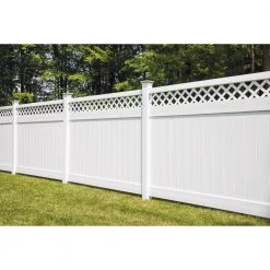 Best Pirce 🤩 Anderson 6 ft. x 8 ft. White Vinyl Lattice Top Fence Panel by Barrette Outdoor Living ✨ 16 Best Pirce 🤩 Anderson 6 ft. x 8 ft. White Vinyl Lattice Top Fence Panel by Barrette Outdoor Living ✨ -Cheap Fence Gates Plus Store white barrette outdoor living vinyl fence panels 73040108 1f 1000