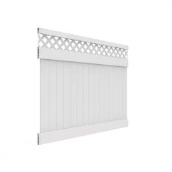 Best Pirce 🤩 Anderson 6 ft. x 8 ft. White Vinyl Lattice Top Fence Panel by Barrette Outdoor Living ✨ 14 Best Pirce 🤩 Anderson 6 ft. x 8 ft. White Vinyl Lattice Top Fence Panel by Barrette Outdoor Living ✨ -Cheap Fence Gates Plus Store white barrette outdoor living vinyl fence panels 73040108 c3 1000