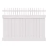 Coupon ✔️ Carson 6 ft. x 8 ft. White Vinyl Open Picket Top Fence Panel by Barrette Outdoor Living ✨ -Cheap Fence Gates Plus Store white barrette outdoor living vinyl fence panels 73040126 64 1000