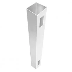 Outlet 🥰 4 in. x 4 in. x 6 ft. White Vinyl Fence End Post by Barrette Outdoor Living ✔️