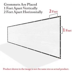 Brand new 🔥 4 ft. x 50 ft. White Privacy Fence Screen HDPE Mesh Windscreen with Reinforced Grommets for Garden Fence (Custom Size) by COLOURTREE 👍 -Cheap Fence Gates Plus Store white colourtree outdoor privacy screens 4x50fs 15 1d 1000