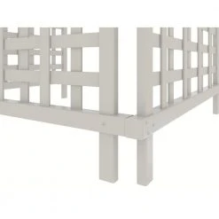 Best deal 🤩 Liberty Lattice 3.5 ft. H x 3 ft. W White Vinyl AC Screen Fence Panel by Enclo Privacy Screens ✔️ -Cheap Fence Gates Plus Store white enclo privacy screens vinyl fence panels zp19052 1f 1000