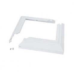 Promo 🤩 5 in. x 5 in. White Aluminum Deck Post Base Cover by Fortress Accents 🌟 -Cheap Fence Gates Plus Store white fortress accents deck post caps 52505011 4f 1000