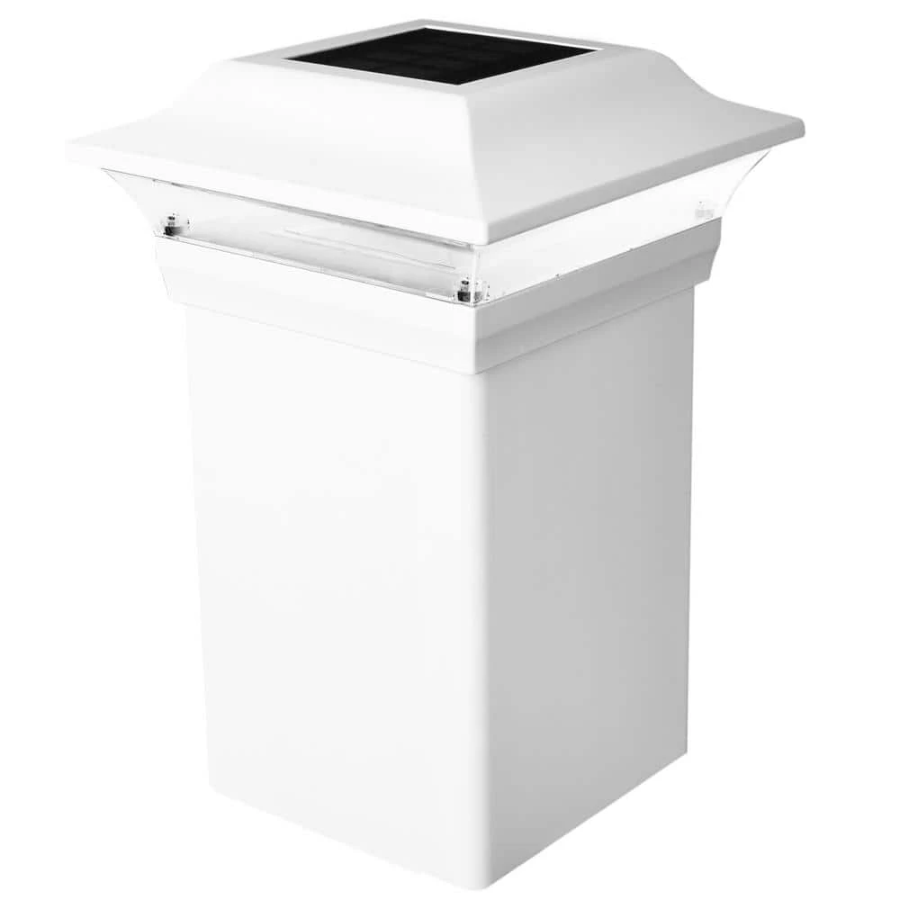 Wholesale ๐ Imperial 5 in. x 5 in. Outdoor White Cast Aluminum LED Solar Post Cap (2-Pack) by Classy Caps ๐คฉ 5 Wholesale ๐ Imperial 5 in. x 5 in. Outdoor White Cast Aluminum LED Solar Post Cap (2-Pack) by Classy Caps ๐คฉ - Image 3