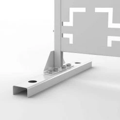 Top 10 🎉 6.33 ft. H x 3.93 ft. W Laser Cut Metal Privacy Screen in White, 3 panels by Unbranded 🧨 -Cheap Fence Gates Plus Store white outdoor privacy screens byy527 3 1f 1000