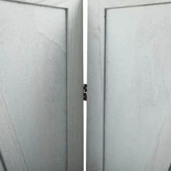 Top 10 🎁 4-Panel White Wood Privacy Room Divider Upscale Sycamore Solid Folding Wall Room Divider Screens Partial Partition by Unbranded ⌛ -Cheap Fence Gates Plus Store white outdoor privacy screens gm l 34 1f 1000