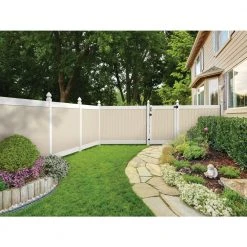 Best Sale ✔️ Roosevelt 6 ft. H x 8 ft. W Two-Toned White and Sand Vinyl Privacy Fence Panel Kit by Veranda ✨ 11 Best Sale ✔️ Roosevelt 6 ft. H x 8 ft. W Two-Toned White and Sand Vinyl Privacy Fence Panel Kit by Veranda ✨ -Cheap Fence Gates Plus Store white sand veranda vinyl fence panels 73024519 4f 1000