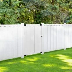 Coupon ✨ Bridgeport 3.5 ft. W x 6 ft. H White Vinyl Privacy Fence Gate by Veranda 🌟 13 Coupon ✨ Bridgeport 3.5 ft. W x 6 ft. H White Vinyl Privacy Fence Gate by Veranda 🌟 -Cheap Fence Gates Plus Store white satin veranda vinyl fence gates 359459 1f 1000