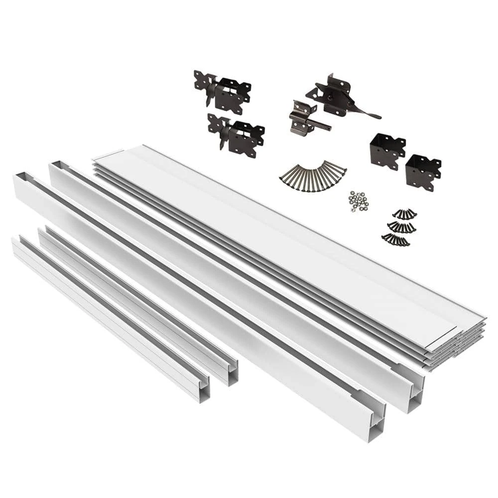 Coupon ✨ Bridgeport 3.5 ft. W x 6 ft. H White Vinyl Privacy Fence Gate by Veranda 🌟 6 Coupon ✨ Bridgeport 3.5 ft. W x 6 ft. H White Vinyl Privacy Fence Gate by Veranda 🌟 - Image 4