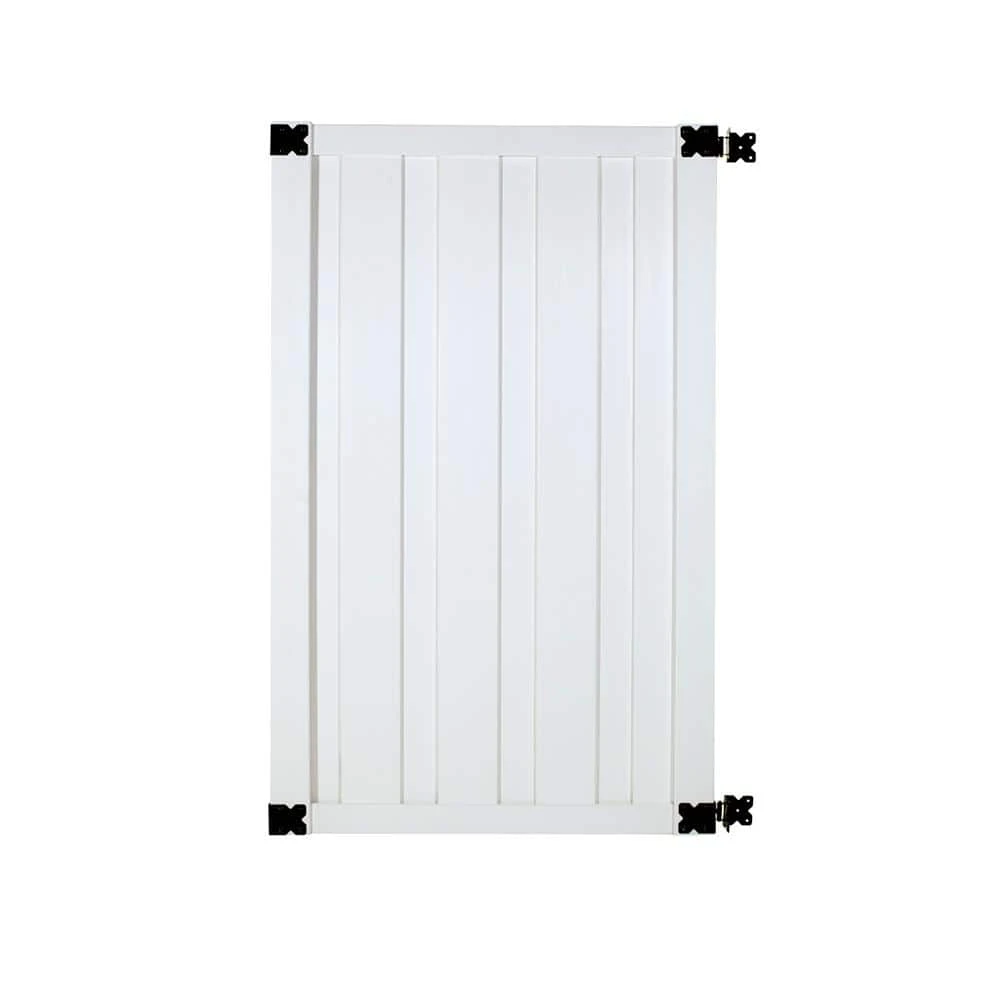 Coupon ✨ Bridgeport 3.5 ft. W x 6 ft. H White Vinyl Privacy Fence Gate by Veranda 🌟 3 Coupon ✨ Bridgeport 3.5 ft. W x 6 ft. H White Vinyl Privacy Fence Gate by Veranda 🌟