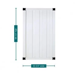 Coupon ✨ Bridgeport 3.5 ft. W x 6 ft. H White Vinyl Privacy Fence Gate by Veranda 🌟 15 Coupon ✨ Bridgeport 3.5 ft. W x 6 ft. H White Vinyl Privacy Fence Gate by Veranda 🌟 -Cheap Fence Gates Plus Store white satin veranda vinyl fence gates 359459 76 1000