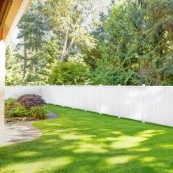 Top 10 🥰 Bridgeport 6 ft. H x 6 ft. W White Vinyl Privacy Fence Panel by Veranda 🧨 -Cheap Fence Gates Plus Store white satin veranda vinyl fence panels 359464 40 1000