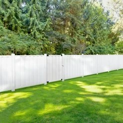 Top 10 🥰 Bridgeport 6 ft. H x 6 ft. W White Vinyl Privacy Fence Panel by Veranda 🧨 -Cheap Fence Gates Plus Store white satin veranda vinyl fence panels 359464 44 1000