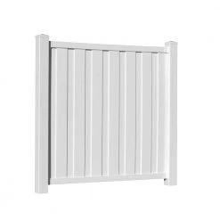 Top 10 🥰 Bridgeport 6 ft. H x 6 ft. W White Vinyl Privacy Fence Panel by Veranda 🧨 -Cheap Fence Gates Plus Store white satin veranda vinyl fence panels 359464 a0 1000