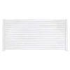 Brand new 🎁 Quick Screen 7.83 ft. x 5.91 ft. x 0.20 ft. Aluminum Slat Kit in White for fence panels by Stratco 🔥