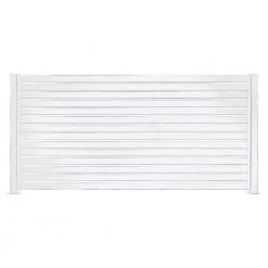 Brand new 🎁 Quick Screen 7.83 ft. x 5.91 ft. x 0.20 ft. Aluminum Slat Kit in White for fence panels by Stratco 🔥