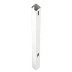 Wholesale 🌟 Pro Series 5 in. x 5 in. x 8 ft. White Vinyl Woodbridge Routed Line Fence Post by Veranda ❤️