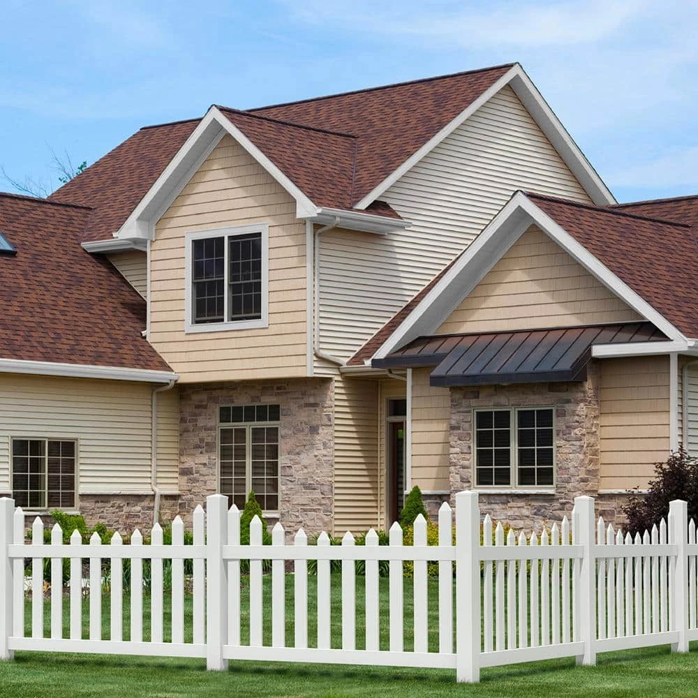 Best deal 🥰 Pro Series 4 in. x 4 in. x 6 ft. White Vinyl Scalloped Routed Corner Fence Post by Veranda 👍 4 Best deal 🥰 Pro Series 4 in. x 4 in. x 6 ft. White Vinyl Scalloped Routed Corner Fence Post by Veranda 👍 - Image 2