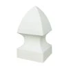 Best Sale 🎉 5 in. x 5 in. White Vinyl Gothic Fence Post Cap by Veranda 🎁 -Cheap Fence Gates Plus Store white veranda deck post caps 194920 64 1000