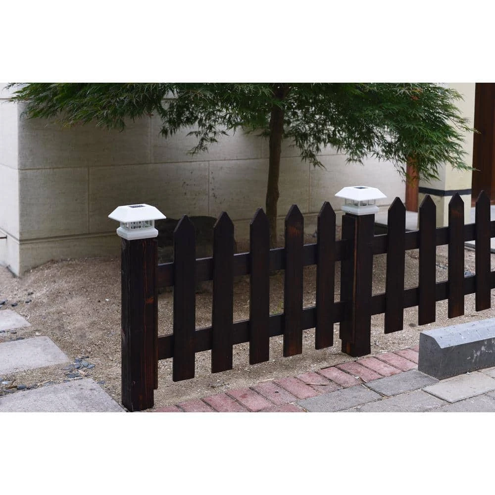 Promo 🔔 4 in. x 4 in. 7 Lumens White Plastic Solar Post Cap (Common: 4 in. x 4 in. ; Actual: 3-5/8 in. x 3-5/8 in. ) by Veranda ⭐ 7 Promo 🔔 4 in. x 4 in. 7 Lumens White Plastic Solar Post Cap (Common: 4 in. x 4 in. ; Actual: 3-5/8 in. x 3-5/8 in. ) by Veranda ⭐ - Image 5