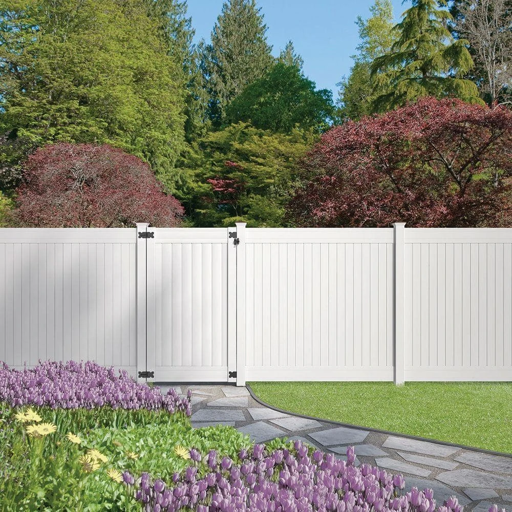 Discount ✨ Pro Series 4 ft. W x 6 ft. H White Vinyl Woodbridge Privacy Fence Gate by Veranda ⭐ 4 Discount ✨ Pro Series 4 ft. W x 6 ft. H White Vinyl Woodbridge Privacy Fence Gate by Veranda ⭐ - Image 2