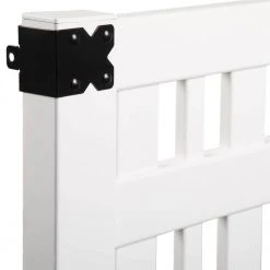 Cheap ✨ Pro Series 4 ft. W x 6 ft. H White Vinyl Woodbridge Closed Picket Top Privacy Fence Gate by Veranda ⭐ -Cheap Fence Gates Plus Store white veranda vinyl fence gates 144716 66 1000
