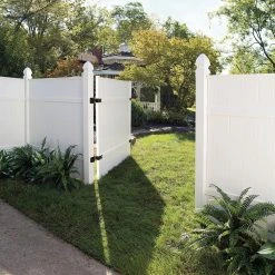 Buy ⭐ 3-1/2 ft. W x 6 ft. H White Vinyl Windham Fence Gate by Veranda ⌛ -Cheap Fence Gates Plus Store white veranda vinyl fence gates 181974 e1 1000