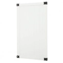 Best deal 🎉 3-1/2 ft. W x 6 ft. H White Vinyl Somerset Vinyl Privacy Fence Gate by Veranda ✨