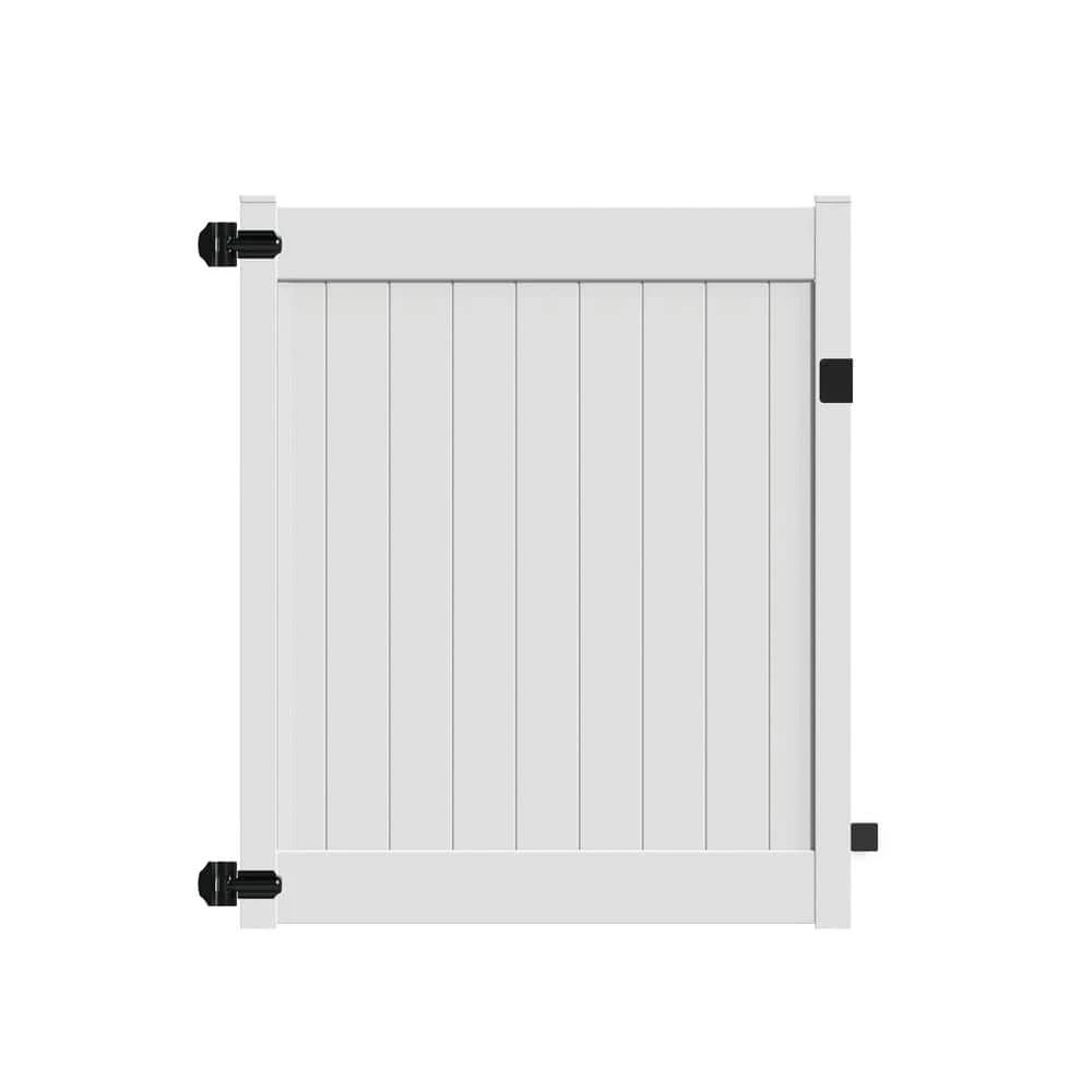 Cheapest ⌛ Acadia 5 ft. x 6 ft. White Vinyl Privacy Fence Gate by Veranda 👏 3 Cheapest ⌛ Acadia 5 ft. x 6 ft. White Vinyl Privacy Fence Gate by Veranda 👏