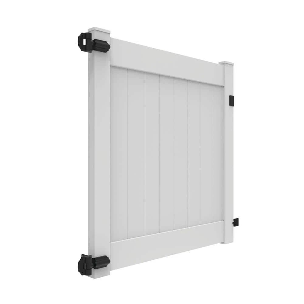 Cheap 🔥 Linden 5 ft. W x 5 ft. H White Vinyl Un-Assembled Fence Gate by Veranda 🎉 3 Cheap 🔥 Linden 5 ft. W x 5 ft. H White Vinyl Un-Assembled Fence Gate by Veranda 🎉