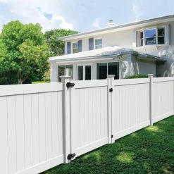 Best deal 🌟 Linden 5 ft. W x 6 ft. H White Un-Assembled Vinyl Fence Gate by Veranda ⭐ -Cheap Fence Gates Plus Store white veranda vinyl fence gates 73025430 4f 1000