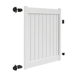Best deal 🌟 Linden 5 ft. W x 6 ft. H White Un-Assembled Vinyl Fence Gate by Veranda ⭐ -Cheap Fence Gates Plus Store white veranda vinyl fence gates 73025430 c3 1000