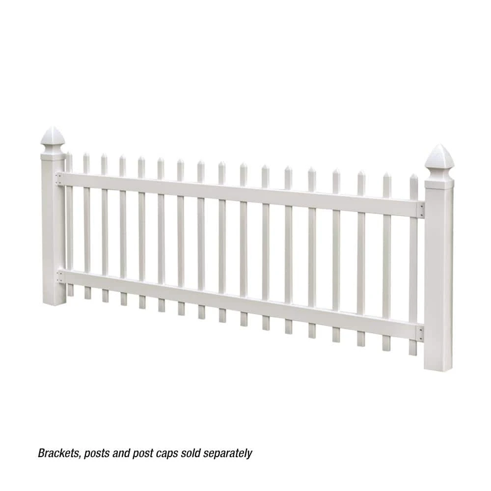 Cheap ๐ Chelsea 3 ft. H x 8 ft. W White Vinyl Spaced Picket Fence Panel by Veranda โจ 8 Cheap ๐ Chelsea 3 ft. H x 8 ft. W White Vinyl Spaced Picket Fence Panel by Veranda โจ - Image 6