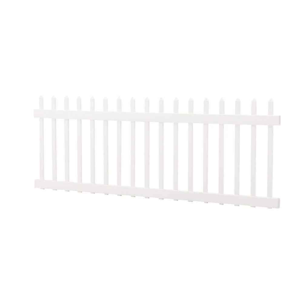 Cheap ๐ Chelsea 3 ft. H x 8 ft. W White Vinyl Spaced Picket Fence Panel by Veranda โจ 6 Cheap ๐ Chelsea 3 ft. H x 8 ft. W White Vinyl Spaced Picket Fence Panel by Veranda โจ - Image 4