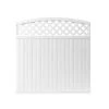 Coupon 😀 Lewiston 6 ft. H x 6 ft. W White Vinyl Arched Lattice Top Unassembled Fence Panel by Veranda 🔔 -Cheap Fence Gates Plus Store white veranda vinyl fence panels 128012 64 1000