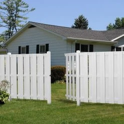 Brand new 💯 Palatine 6 ft. H x 6 ft. W White Vinyl Shadowbox Fence Panel - Unassembled by Veranda 👍 -Cheap Fence Gates Plus Store white veranda vinyl fence panels 128013 4f 1000