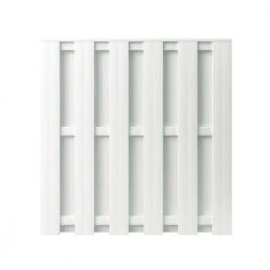 Brand new 💯 Palatine 6 ft. H x 6 ft. W White Vinyl Shadowbox Fence Panel - Unassembled by Veranda 👍
