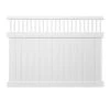 Cheap ⌛ Pro-Series 6 ft. H x 8 ft. W White Vinyl Woodbridge Closed Picket Top Fence Panel - Unassembled by Veranda 🛒 -Cheap Fence Gates Plus Store white veranda vinyl fence panels 144727 64 1000