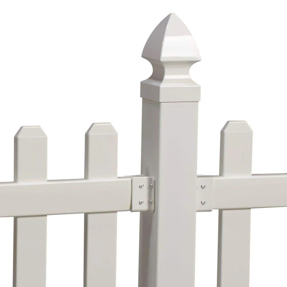 Brand new 🌟 Glendale 4 ft. H x 8 ft. W White Vinyl Spaced Picket Unassembled Fence Panel with 😍 Dog Ear Pickets by Veranda ❤️ 7 Brand new 🌟 Glendale 4 ft. H x 8 ft. W White Vinyl Spaced Picket Unassembled Fence Panel with 😍 Dog Ear Pickets by Veranda ❤️ - Image 5